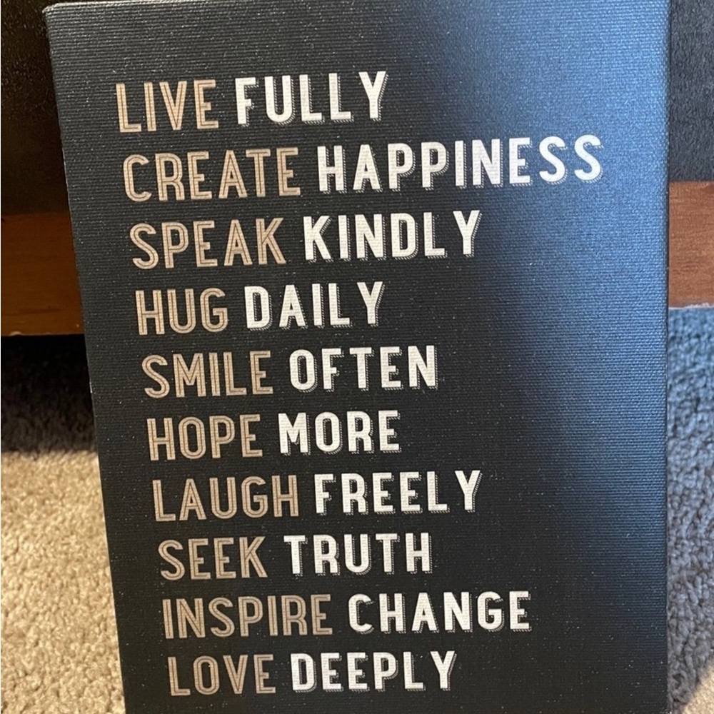 Cute “Love Deeply” Canvas